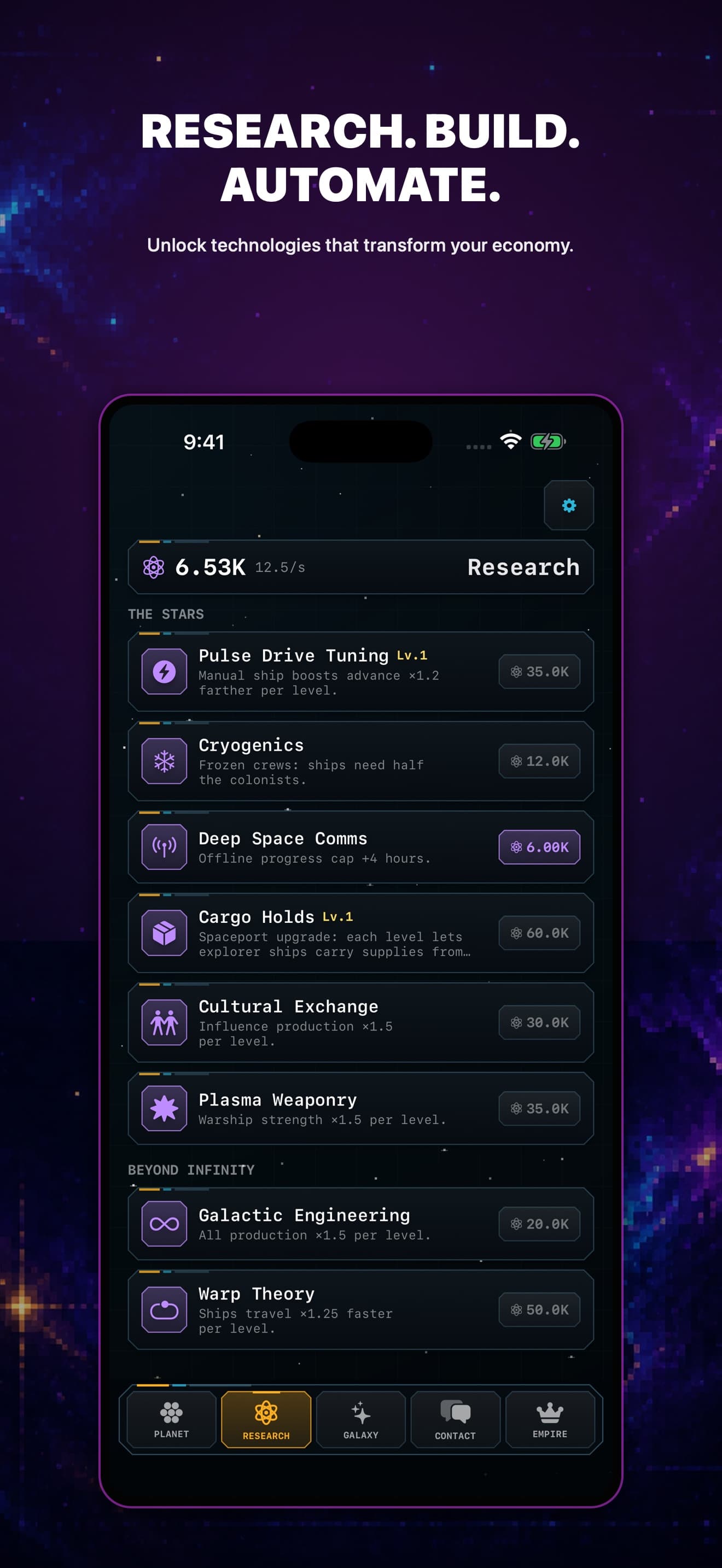 Research and technology